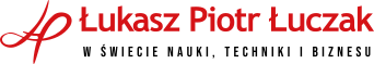 Logo - Łukasz Piotr Łuczak - W świecie nauki, techniki i biznesu - wesja z sygnetem